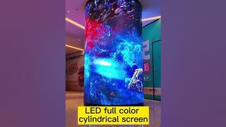 Flexible led display. #ledscreendisplay #leddisplay #ledscreens #indoorleddisplay