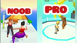 NOOB vs PRO | Twerk Girl Vs Strong Man Gameplay | Latest Gameplay Upto Date |