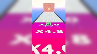 Twerk Girl Run????‍♀️ 3D Game #shorts #mobilegame Funny Gameplay (iOS & Android)