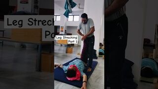 Leg Streching Exercise। #peacefulyoga_jaipur #stretching #ytstudio #shots