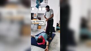 Leg Streching Exercise। #peacefulyoga_jaipur #stretching #ytstudio #shots