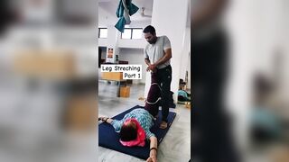 Leg Streching Exercise। #peacefulyoga_jaipur #stretching #ytstudio #shots