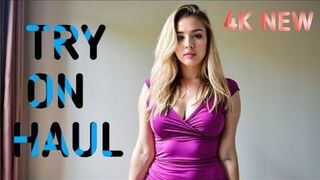 4K Daisy Shirt & Angel Lingerie Try-On Haul: See-Through Fashion Review