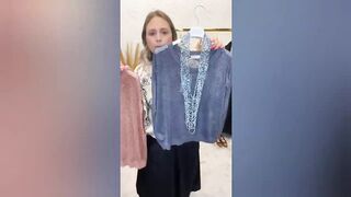 4K Daisy Shirt & Angel Lingerie Try-On Haul: See-Through Fashion Review