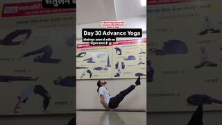 Day 30 Advance Yoga | तोलांगगुल आसन से संतुलन बनता #balanceyoga #shorts #yoga #एडवांसयोगा #trending