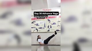 Day 30 Advance Yoga | तोलांगगुल आसन से संतुलन बनता #balanceyoga #shorts #yoga #एडवांसयोगा #trending