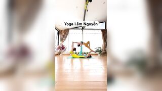 #Shorts tư thế yoga đẹp/ yoga Lâm Nguyễn