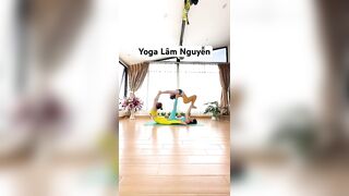 #Shorts tư thế yoga đẹp/ yoga Lâm Nguyễn