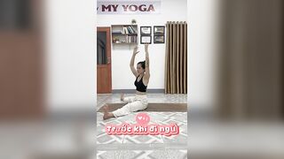 Lười đến mấy bạn cũng tập được ???????? #yoga #khoe #myyoga #khoetunhien #fitness