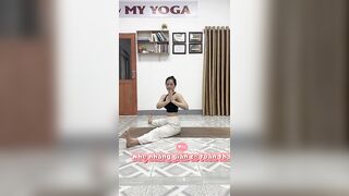 Lười đến mấy bạn cũng tập được ???????? #yoga #khoe #myyoga #khoetunhien #fitness