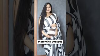 8 Months Pregnancy Maternity Dresses Try On Haul From Amazon #shorts #ytshorts #youtubeshorts