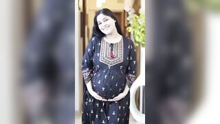 8 Months Pregnancy Maternity Dresses Try On Haul From Amazon #shorts #ytshorts #youtubeshorts