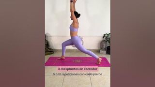 Rutina de yoga para piernas fuertes #yogaposes #posturasdeyoga #yoga