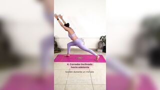 Rutina de yoga para piernas fuertes #yogaposes #posturasdeyoga #yoga