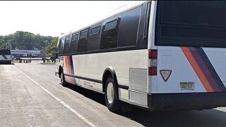 NJT and NJT Police Department: Grumman Flexible #1596 #3057 #190 at NJ Bus Festival and MCI #5531