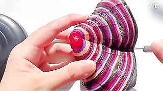 ASMR✨Cutting the transparent tape ball, super stress relief! 丨Relax and relieve stress