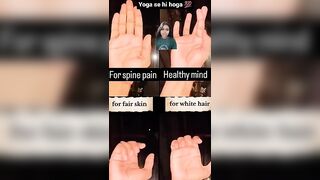 Hand mudra #ytshorts #shortvideo #acupressurepoints #handgesture #shorts #vrialshort #yoga Sutra 1.0