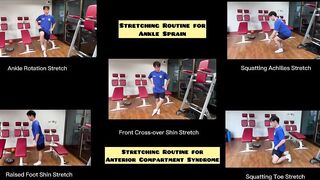 Stretching Routine for Ankle Sprain and Anterior Compartment Syndrome