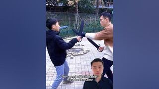 Wing Chun Double Dao, both hands should be equally flexible #kungfuskills #wingchun