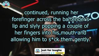 Funny joke - Seductive woman at the bar