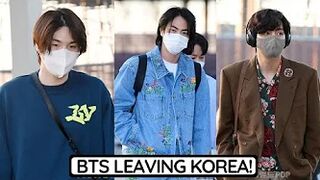 BTS Leaving for Vegas at Incheon Airport Without Jhope, Hobi Health Update, Grammy Rehearsal Ptd las