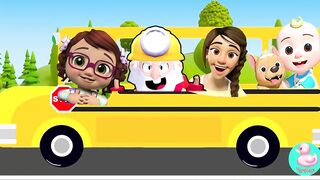 Coco Wheels on the buss Round and round TOP Celebrity Characters TRIP Variation 버스의바퀴, 公交车上的车轮,لحافل