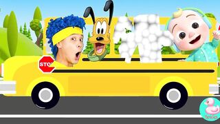 Coco Wheels on the buss Round and round TOP Celebrity Characters TRIP Variation 버스의바퀴, 公交车上的车轮,لحافل