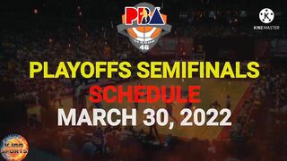 Pba playoffs standings today March 27, 2022 | game results | games schedule | Pba playoffs 2022