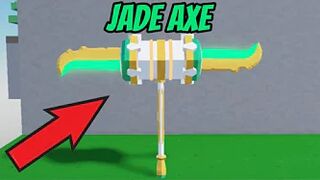 Jade Axe? RageBlade + Jade (Roblox Bedwars)