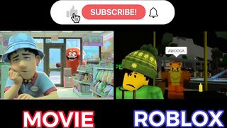 Mama's Girl Turning Red DODGEBALL SCENE MOVIE Vs. ROBLOX!