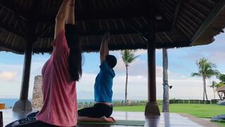 【Bali/バリ島】アヤナリゾート ヨガ　Sunrise Yoga at Ayana Resort