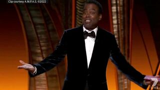 Watch the uncensored moment Will Smith smacks Chris Rock on stage at the Oscars, drops F-bomb