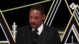 Will Smith breaks down in Oscars 2022 speech after hitting Chris Rock