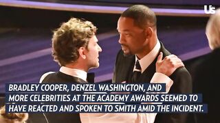 Bradley Cooper Reacts To Will Smith Slapping Chris Rock At Oscars 2022