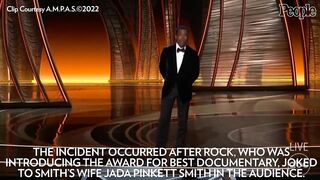 Will Smith Smacks Chris Rock in the Face After Rock Jokes About Jada Pinkett's Hair | PEOPLE