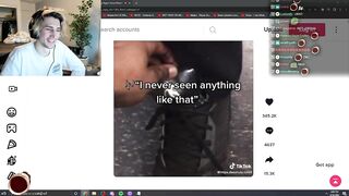 xQc Can't Stop Laughing At This TikTok