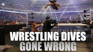 Crazy Wrestling Dives Gone Wrong | Compilation