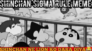 Shinchan sigma rule meme compilation #38 | Shinchan sigma rule ????????