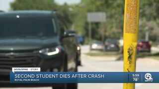 Second student dies after Royal Palm Beach school bus stop crash