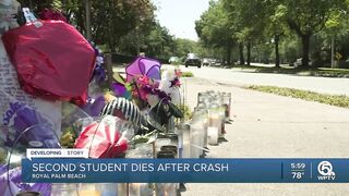 Second student dies after Royal Palm Beach school bus stop crash