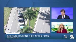 Second student dies after Royal Palm Beach school bus stop crash