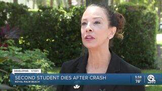 Second student dies after Royal Palm Beach school bus stop crash