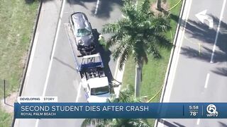 Second student dies after Royal Palm Beach school bus stop crash