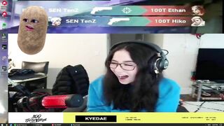 kyedae leaked her secret from TenZ on stream