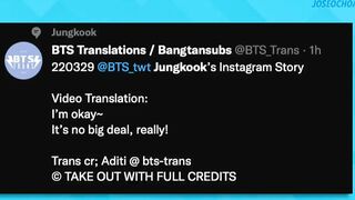 Jungkook's Video Message on Instagram! ???? | BTS 방탄소년단 2022