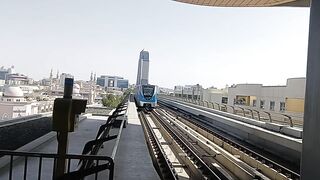 Dubai Metro Travel With Raj || Travel In Dubai Metro ????