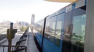 Dubai Metro Travel With Raj || Travel In Dubai Metro ????