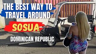 The BEST way to travel around Sosua Dominican Republic (beach, bars and nightlife Travel Vlog #sosua