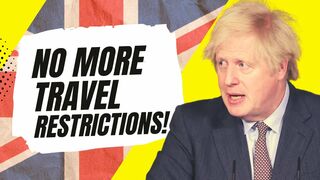 UK LIFTS ALL TRAVEL RESTRICTIONS FOR TRAVELLERS |  UK IMMIGRATION 2022