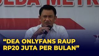 Polisi: Dea Onlyfans Raup Rp15 Juta  Rp20 Juta Per Bulan, Sudah Bikin Konten Setahun